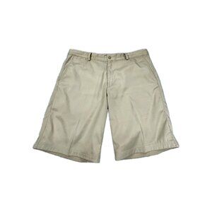 Nike Golf Dri-Fit Tour Performance Shorts Men's 36 Tan Slash Pockets